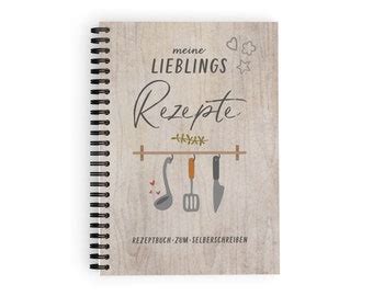 Rezeptbuch Aus Filz Mit Namen A Etsy De