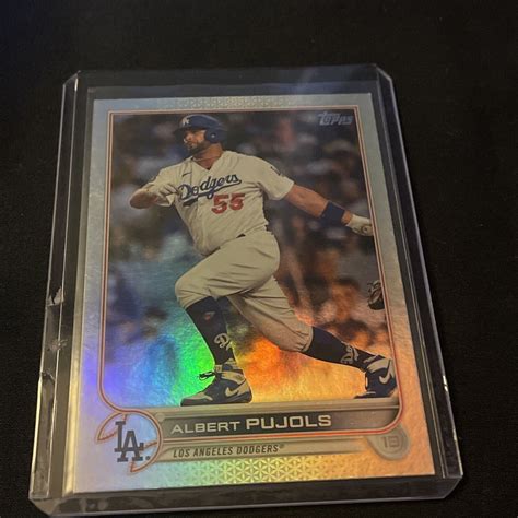 Topps Rainbow Foil Albert Pujols La Dodgers St Louis