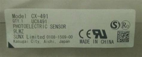 New CX 491 Panasonic CX491 Small Photoelectric Sensor EBay