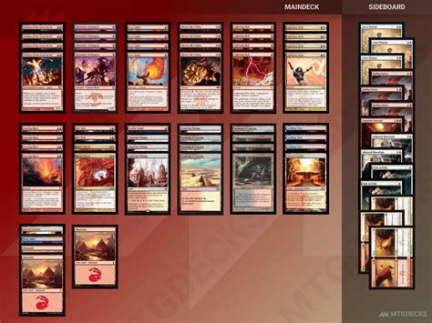 Modern Burn Deck By Off1ine • Mtg Decks