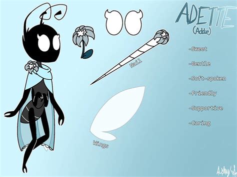 Adette Reference Sheet Hollow Knight Oc By Dreamer Elphii On Deviantart