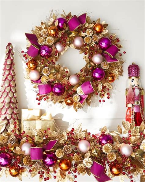 Neiman Marcus 28 Bright Holiday Pre Lit Wreath Neiman Marcus