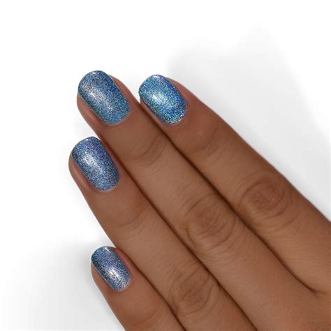 Cold As Ice Icy Blue Ultra Holographic Nail Polish By Ilnp