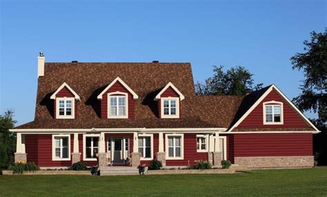 9 Autumn Red Siding Home Design Ideas To Know Allura Usa