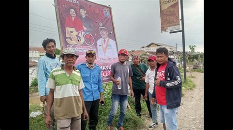 Panji Pemasangan Banner Ucapan Hut Pdip Dan Pelantikan Pcnu