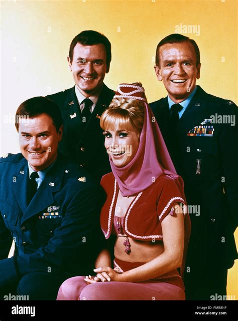 Barbara Eden, Larry Hagman, Bill Daily, Hayden Rorke, "I Dream of Jeannie" circa 1966 File ...