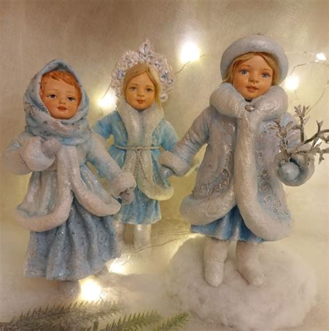 Снегурочки | Детские елочные игрушки, Самодельные детские игрушки ...