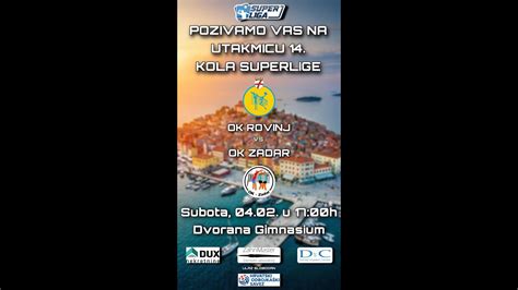 Ok Rovinj Rovigno Ok Zadar Youtube