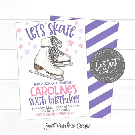 ice skate birthday party