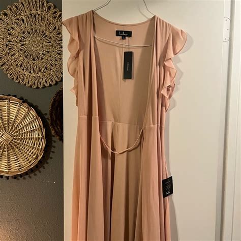 Lulus Dresses Lulus Crescendo Blush Wrap Dress Poshmark