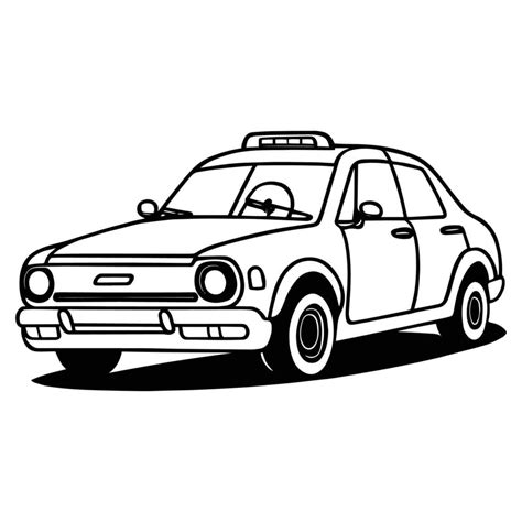 This is s a vector car clipart, car vector silhouette, a black and ...