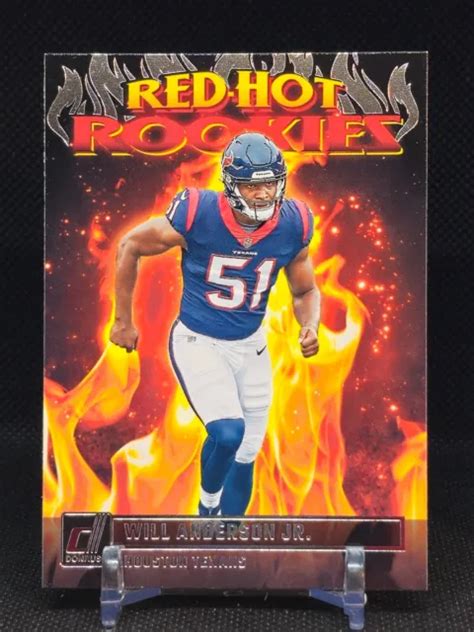 Panini Donruss Football Recrues Rouges Will Anderson Jr Houston