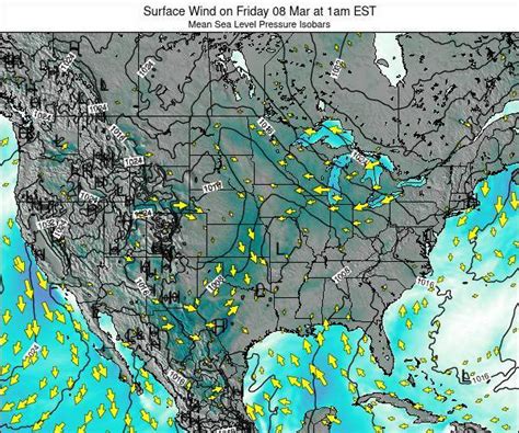 United States Surface Wind on Tuesday 17 May at 8pm EDT