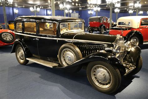 Black Bugatti Limousine Type 49 from 1934 by Gangloff * All PYRENEES ...