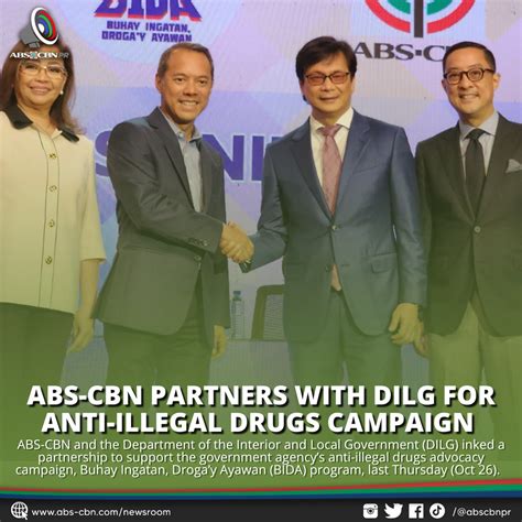 Abs Cbn Partners With Dilg For Anti Illegal Drugs Campaign Starmometer