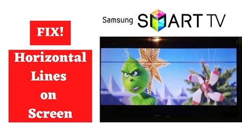 How To Fix Samsung TV Horizontal Lines On Screen YouTube