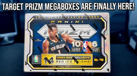 RED CRACKED ICE ROOKIES 2020 21 Panini Prizm NBA Target Megabox