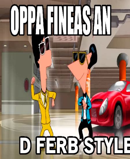 Phineas And Ferb Gangnam Style