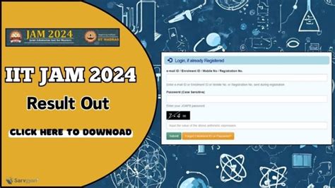 Iit Jam 2024 Result Out Direct Download Link Here Sarvgyan News