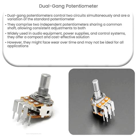 Rotary Potentiometer How It Works Application Advantages