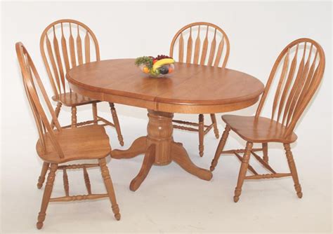 20 Outstanding Oval Oak Dining Room Tables | Home Design Lover