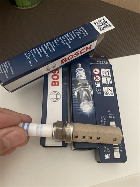 Свечи зажигания BOSCH оригинал или аналог — Audi Q5 (1G), 2 л, 2013 ...