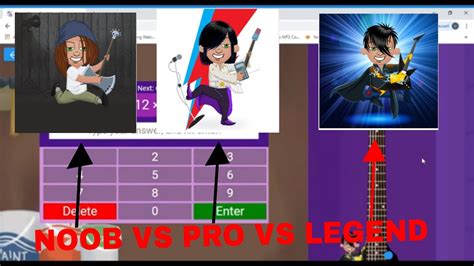 Noob Vs Pro Vs Legend Ttrockstars Youtube