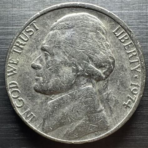 1974 Jefferson Nickel No Mint Mark EBay