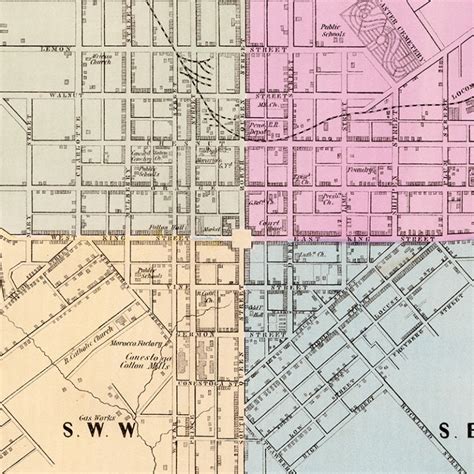 1864 Map of the City of Lancaster, Pennsylvania – Uncharted Lancaster