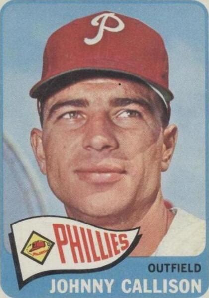 1965 Topps 310 Johnny Callison For Sale Online EBay