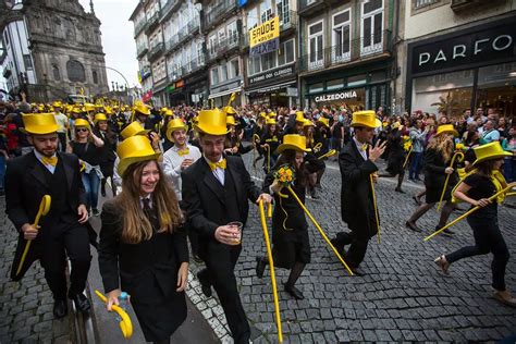 Queima Das Fitas Celebration Of University Students In Portugal