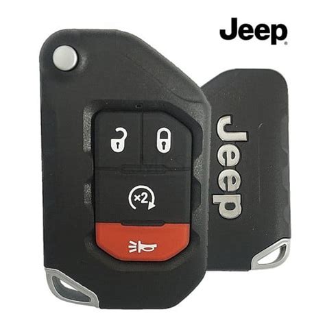 2018 2020 Jeep Wrangler Flip Key 4 Button OEM My Key Supply