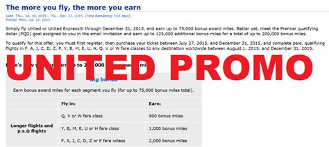 United Airlines Targeted The More You Fly The More You Earn