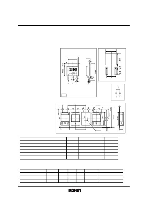 085B9 Marking RB085B 90 Datasheet 1 4 Pages ROHM Schottky Barrier Diode