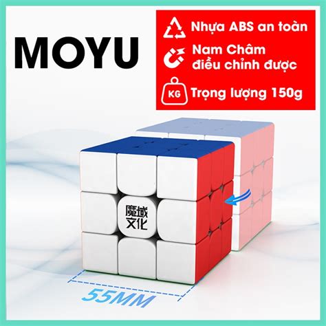 Mua Rubik 3x3 Moyu Có Nam Châm Cao Cấp Chính Hãng Siêu Trơn Mượt 2021