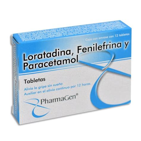 Loratadina Fenilefrina Paracetamol Pharmagen Ifarma