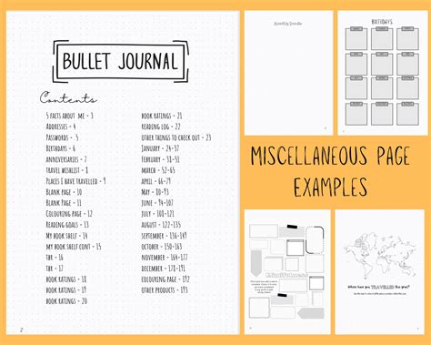 Bullet Journal Bujo Pre Made Bullet Journal Pre Made Bujo Bullet