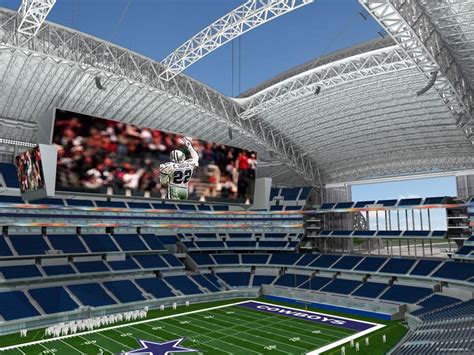 Cowboys Stadium Retractable Roof, Walls and Scoreboard, Arlington TX | Cowboys stadium, Stadium ...