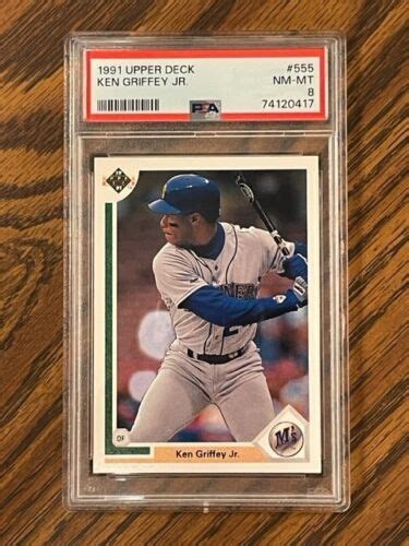 Upper Deck Ken Griffey Jr Seattle Mariners Hof Psa