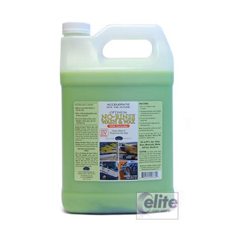 Optimum No Rinse Wash and Wax 128oz - US Gallon - Elite Car Care