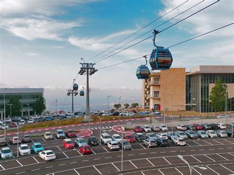 Carmelit Standseilbahn In Haifa Urbane Mobilit T Mit Haltestellen