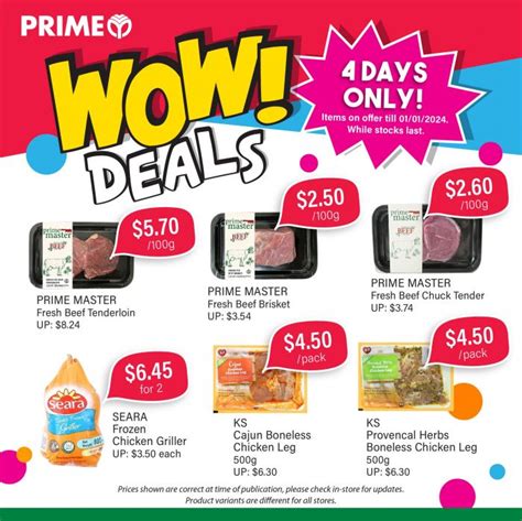 Prime Supermarket Wow Deals Promotion Until Jan