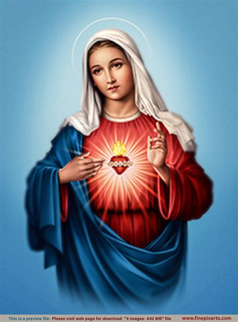 The Immaculate Heart Of Mary Wallpapers - Wallpaper Cave