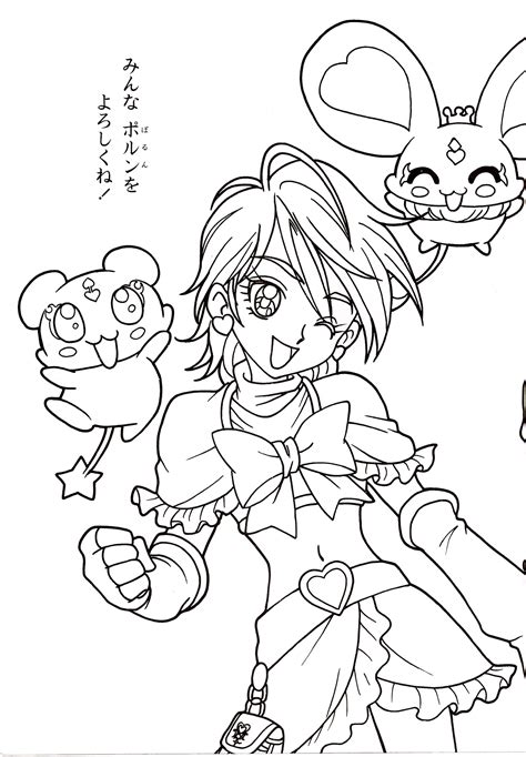 Smile Precure Coloring Coloring Pages