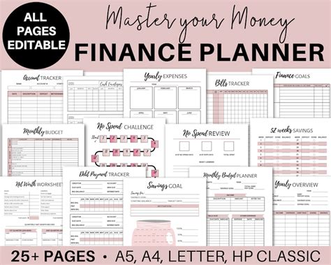 Financial Planner Printable