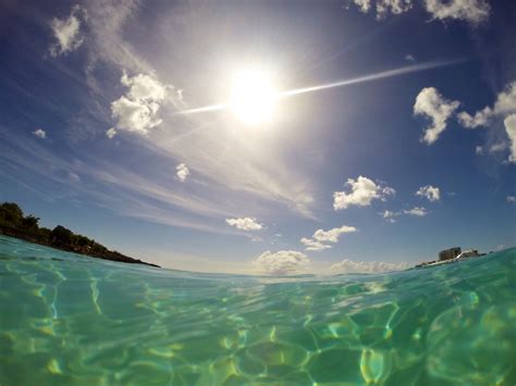 Hintergrundbilder Sonnenlicht Landschaft Meer Wasser Natur Betrachtung Gras Himmel