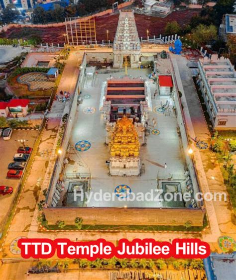 TTD Temple Jubilee Hills, Hyderabad - Timings