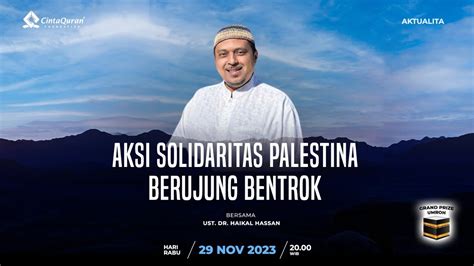 [live] Aksi Solidaritas Palestina Berujung Bentrok Bersama Ustadz Dr