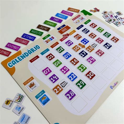 Calendário Interativo Infantil