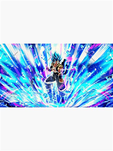 "Gogeta Super Saiyan Blue DBS SSGB" Poster for Sale by DrWolfstark | Redbubble